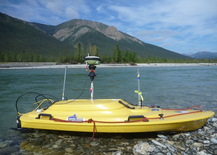 SurvBase Z-Boat 1800 HS ready to work, Middle Fork Koyukuk River