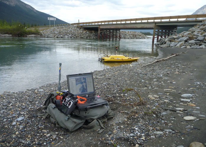 SurvBase Z-Boat and onshore remote control setup
